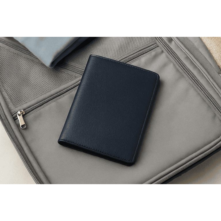 Protégé Black Passport Wallet With RFID Protection photo 5