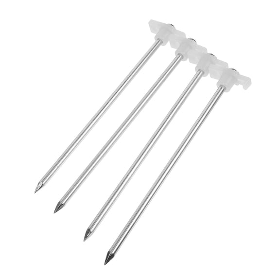 IMIKEYA 4-Pack Heavy Duty Plastic Tent Stakes for Camping, Lawn, Beach, and Canopy Anchoring Outdoors