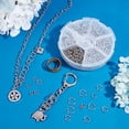 thumbnail image 2 of About 1000Pcs Stainless Steel Open Small Jump Rings For Jewelry Making 18 Gauge, 2 of 10