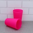 thumbnail image 5 of FRCOLOR Red Plastic Drinking Cups for Home and Parties Durable Stackable Great for Beverages Beer and Water 12pcs, 5 of 10