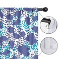 thumbnail image 4 of Blackout Kids Curtains,White and Blue Of Animal Print Childrens Insulated Curtains Set Of 2,Bedroom Essentials,Toddler Room Decor 52"x84", 4 of 5