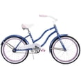 thumbnail image 1 of Huffy 20” Good Vibrations Cruiser Bike, Fits Riders 44”-56”, Blue, Ages 5-9, Girls, 1 of 16