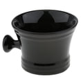 thumbnail image 1 of Minnieouse Black Ceramics Men's Shaving Mug Bowl Barber Brush Cup Shave Beard Soap Mug Juegos de afeitado, 1 of 1