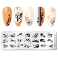 thumbnail image 1 of NICOLE DIARY Palm Banana Leaf Stamping Plates Stamp Flower Leaves Snowflakes Design Todo para manicura Christmas Nail Art Template Tan Jianjun unisex, 1 of 2
