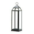 thumbnail image 1 of Zingz and Thingz Extra Tall Contemporary Lantern in Black, 1 of 3