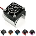 thumbnail image 4 of RC Car Motor Heat Sink Aluminum Heatsink with Cooling Fan for 540 For 550, 4 of 8