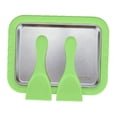 thumbnail image 4 of Máquina para hacer helado enrollado, placa fría instantánea, máquina para hacer yogur congelado, batidos caseros para fiestas, hogar familiar, helado Verde, 4 of 8