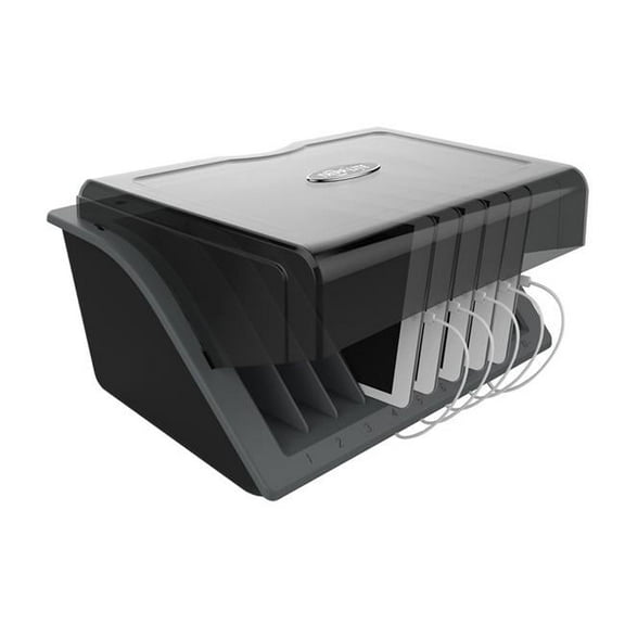 Tripp Lite  Charging Station - Black/Gray - 10-Port USB