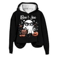 thumbnail image 2 of Boo Jee Hoodie 2025 Halloween Pumpkin Ghost Coffee Hoodies for Women Long Sleeve Graphic Sweatshirt Pullover Tops, 2 of 5
