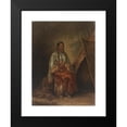thumbnail image 2 of Antonio Zeno Shindler 15x18 Black Modern Framed Museum Art Print Titled - Spotted Tail's Squaw (ca. 1887), 2 of 5