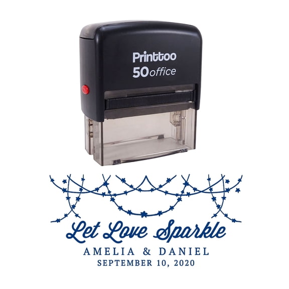 Printtoo Self Inking Dater Stamp With Scanned By Text Date And Sign Space Rubber Stamp-Black