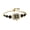 Black Golden, variant on Women Rhinestone Bracelet Watch Small Square Dial Analog Quartz Wrist Watch Love Heart Chain Ladies Dress Watch with Adjustable Strap