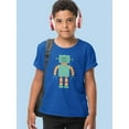 thumbnail image 2 of Standing Robot T-Shirt Juniors -Image by Shutterstock,  Medium, 2 of 4