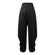 thumbnail image 4 of Pantalones harem con cintura elástica y lentejuelas para mujer: corte holgado, cintura media, bolsillos, pantalones bombachos informales de color liso para fiestas/uso diario, 4 of 4