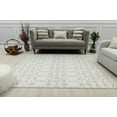 thumbnail image 5 of Mason Brooks Ryder KN50A Pearl Drops Moroccan Tribal White Area Rug, 8'3"X10'0", 5 of 9