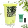 thumbnail image 2 of Herb Keeper LUVCOSY plástico sin BPA con cesta interior, paquete de 3, 2 of 7