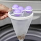thumbnail image 4 of Bolsa de filtro de malla para lavandería Lavadora Colector de pelo Eliminador de pelusas Púrpura, 4 of 5