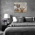 thumbnail image 5 of Highland Cow Wall Art Farmhouse Cow Pictures Western Wall Decor Country Cow Painting Rustic Windmill Old Barn Canvas Prints Modern Artwork Home Decoration for Bathroom Bedroom Living Room 16"x12", 5 of 6