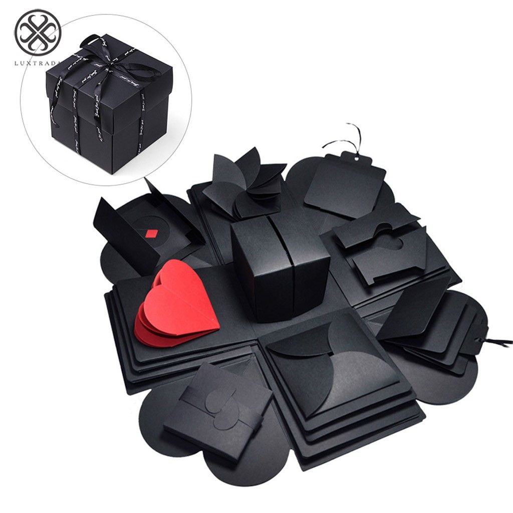 Luxtrada Xmas Creative Explosion Gift Box DIY Handmade Photo Album