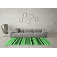 thumbnail image 3 of Ahgly Company Indoor Rectangle Solid Emerald Green Modern Area Rugs, 2' x 3', 3 of 4