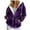 Purple, variant on Gibobby Ultimate Heavyweight Zip Up Hoodie Jacket Loose Fit Fleece Essentials Oversized(XXXL,Light Pink)