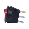 thumbnail image 3 of 6X Interrupteur à Bascule Bipolaire Éteint Rouge 3 Broches 220V, 3 of 4