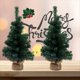 thumbnail image 2 of Mini Árbol de Navidad Árbol de Navidad Artificial Adornos de Árbol en Miniatura la Mesa del Comedor de la Cocina Interior, 2 of 4