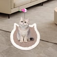 thumbnail image 1 of Almohadilla rascadora de Sisal para gatos, suelo y Teaser para gatos, estera de para jugar, estera duradera para dormir para gatos, cama de cabeza de gato, 1 of 8
