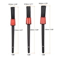 thumbnail image 2 of Unique Bargains Detailing Brush Set, Nylon Cleaning Tool Black Red Handle 5 Sizes 5in 1Set, 2 of 6
