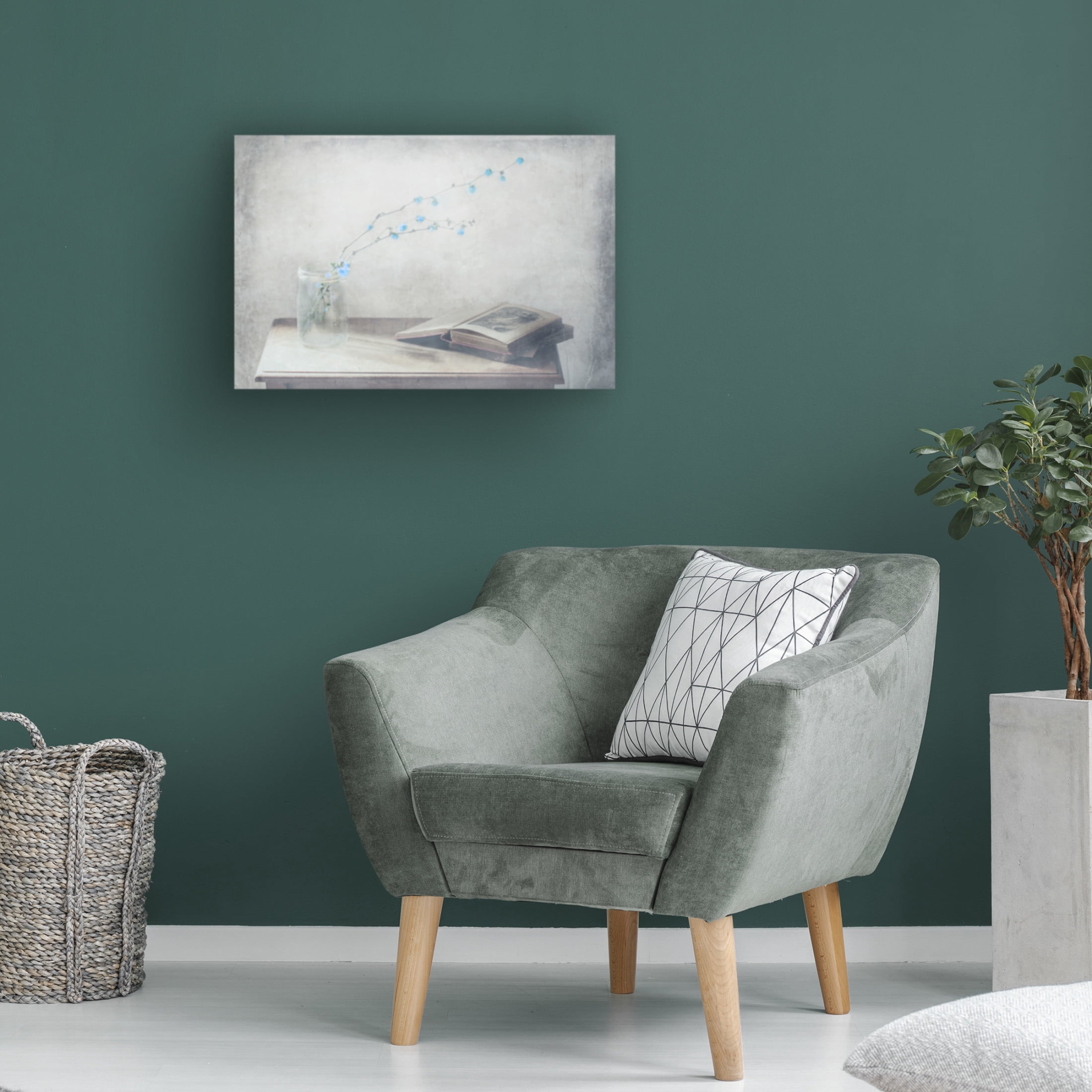 Canvas Wall Art - Jacqueline Van Bijnen 'There Is Another Loneliness' Wall Art for Living Room, Bedroom, or Office Décor by Trademark Fine Art - 24 x 16 Inches