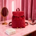 thumbnail image 3 of Stylish Drawstring Backpack for Women Compact Casual Daypack Lightweight Shoulder Bag, 3 of 4