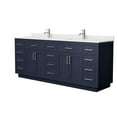 thumbnail image 2 of Wyndham Collection Wcg262684d-Qtz-Unsmxx Beckett Tk 84" Free Standing Double Basin Vanity, 2 of 7