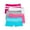 Assorted Stripe, variant on Reebok Girls Seamless Underwear Boyshort Panties, 5-Pack, Size S-XL