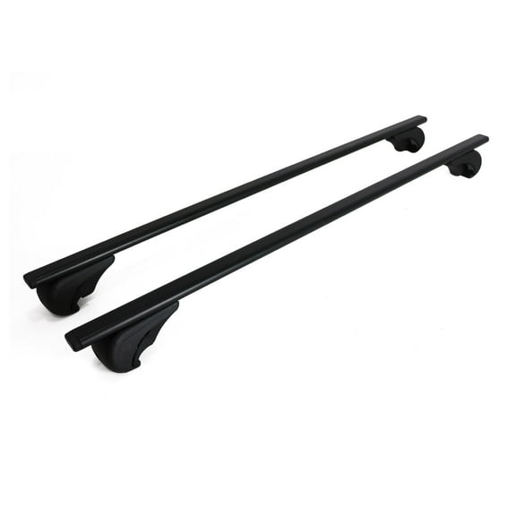 OMAC Roof Racks Cross Bars Carrier Durable for Chevrolet Spark 2013-2015 Black 2 Pcs Anti-Theft for Travel Kayak Canoe Surf Ski Snowboard Camping