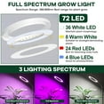thumbnail image 4 of DONGPAI Grow Lights for Indoor Plants, Full Spectrum LED Floor Plant Light with Base Adjustable 61inch Height Stand for Large Plant 10 Level Brightness Auto Timer, 4 of 8