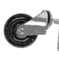 thumbnail image 2 of 4 Inch Heavy Duty Rubber Mute Spring Loaded Gate Door Wheel Caster Spring Wheel Home Gate Door Roller (1 Pcs, Black), 2 of 4