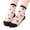 Black, variant on 6 Pairs Women's Spring Summer Casual Transparent Solid Color Star Print Silk Socks Soft Short Socks