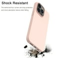 thumbnail image 5 of iPhone 17 Case, Takfox For iPhone 17 6.3" Basic Case [Frosted] Shockproof Case Liquid Silicone Gel Rubber Soft TPU Anti-slip Bumper Thin Matte Slim Phone Case Covers For iPhone 17,Stand Pink, 5 of 9