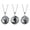Snowflake, variant on 10pc Quartz Tiger Eye Gem Stone dolphin Pendants Prism Magic Reiki Chakra Amulet-Snowflake