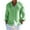 Light Green, variant on Xyxonk Men's Linen Roll Up Long Sleeve Shirt Casual Button Down Collar T-Shirt Summer Collar Long Sleeve Henly Shirts Big and Tall Solid Dress Shirts Clothing Purple M