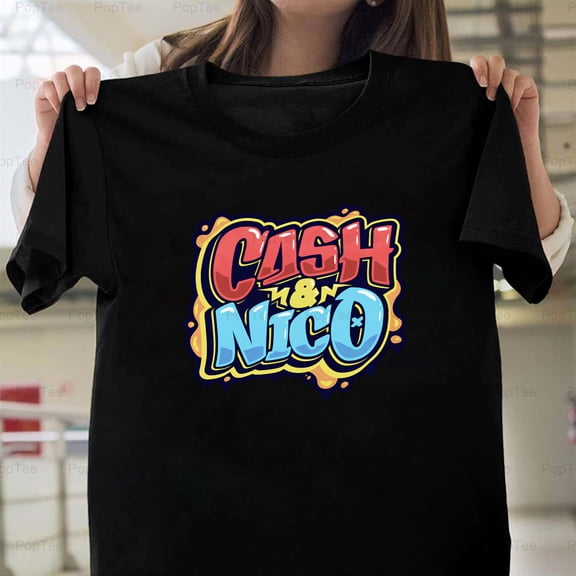 Cash And Nico A 2024 Art Graphic For The Social Media Stars T-Shirt V50590 Unisex, up to 5XL