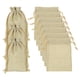 thumbnail image 1 of Bolsas de Yute Uxcell con Cordón, Sacos de Favor, Bolsas de Joyería para Regalos, Beige Gris, 1 of 7