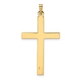 thumbnail image 4 of FJC Finejewelers 14 kt Yellow Gold Polished Solid Cross Charm 42 x 23 mm, 4 of 6