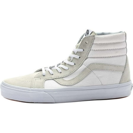 Vans Sk8 Hi White - Vans SK8 Hi Reissue CA Vansguard True White Men's Skate Shoes Size 10
