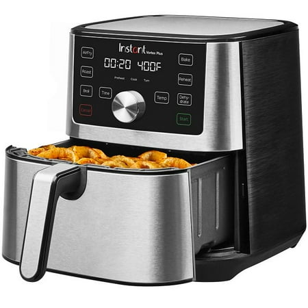 Instant Vortex Plus 4qt 6-in-1 Stainless Steel Air Fryer
