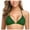 29#Green, variant on Women's Triangle Bikini Top Push up Padded Halter String Bathing Suits Top