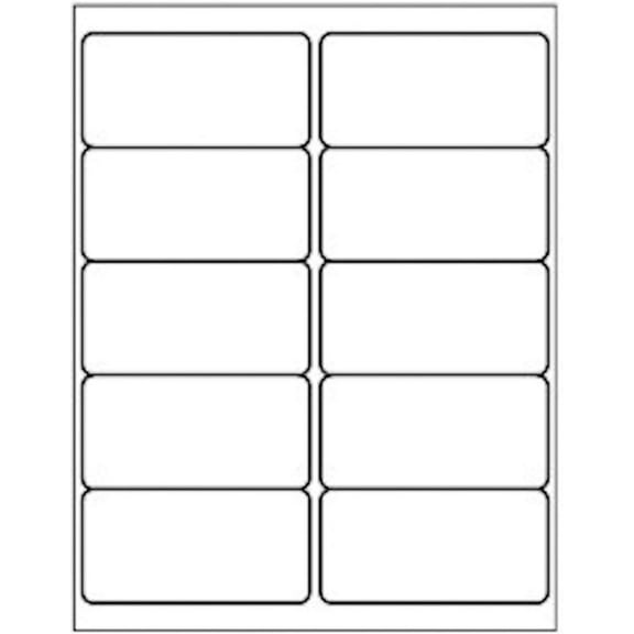 SJPACK 10 Up 500 Sheets Shipping Address Labels, 2" x 4", Pack of 5000 Labels