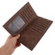 thumbnail image 5 of unbranded Cartera De Viaje Slim Bifold Para En Cuero Café Con Amplios Espacios, 5 of 6