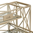 thumbnail image 4 of Home Details Beauty Essentials Vanity Tower in Satin Gold Finish, 4 of 5