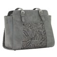 thumbnail image 2 of American West Bandana Shoulder Zip Top Handbag w Key Charm, 2 of 5